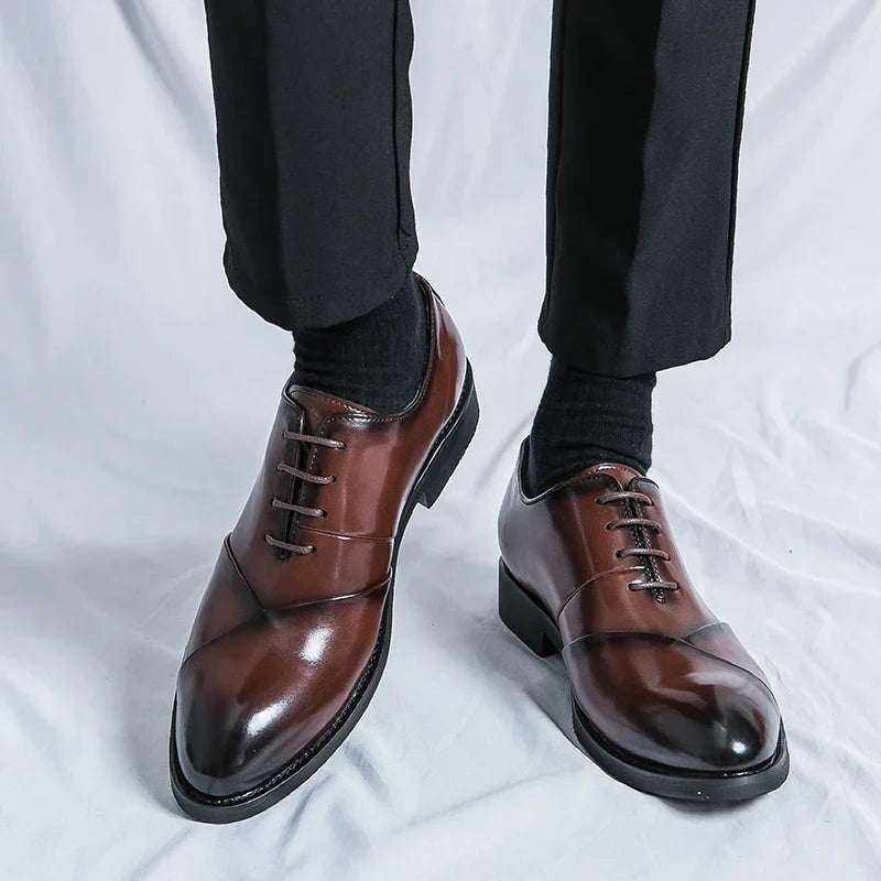 Nicolás | Zapatos Derby de Cuero Hombre Cordones Clásicos