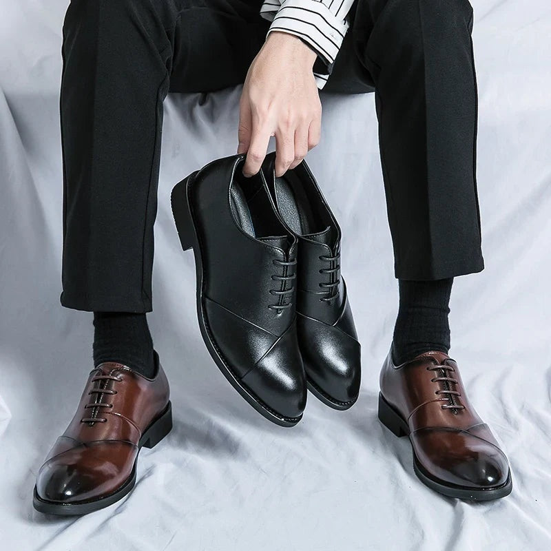 Nicolás | Zapatos Derby de Cuero Hombre Cordones Clásicos