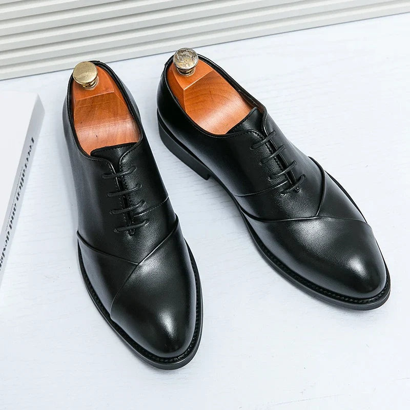 Nicolás | Zapatos Derby de Cuero Hombre Cordones Clásicos