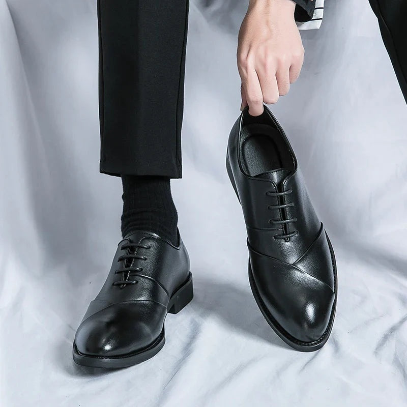 Nicolás | Zapatos Derby de Cuero Hombre Cordones Clásicos