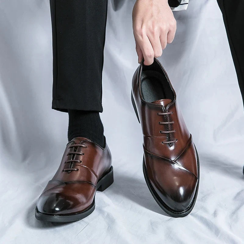 Nicolás | Zapatos Derby de Cuero Hombre Cordones Clásicos