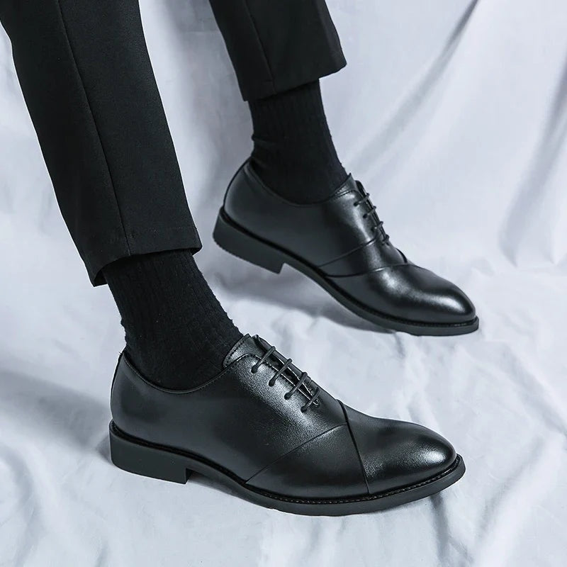 Nicolás | Zapatos Derby de Cuero Hombre Cordones Clásicos