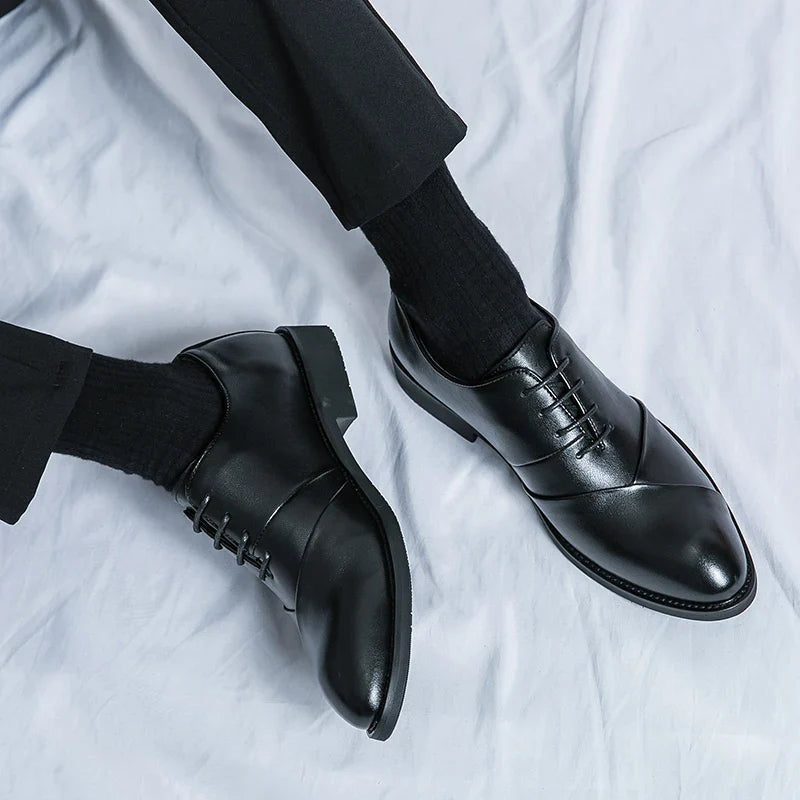Nicolás | Zapatos Derby de Cuero Hombre Cordones Clásicos