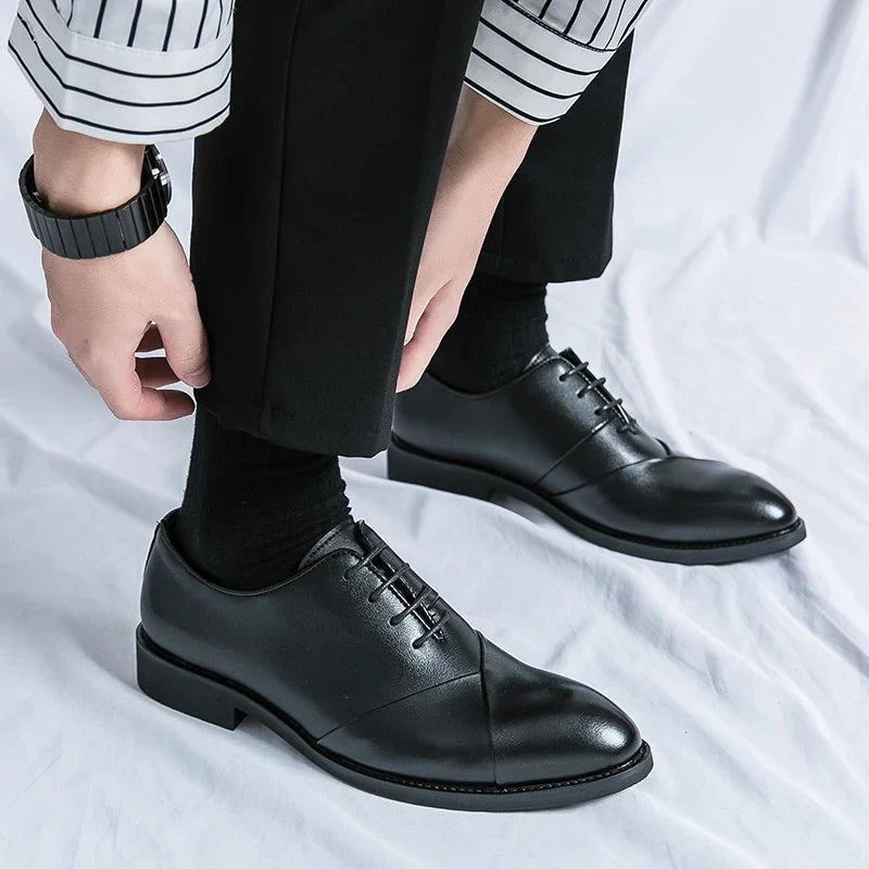 Nicolás | Zapatos Derby de Cuero Hombre Cordones Clásicos