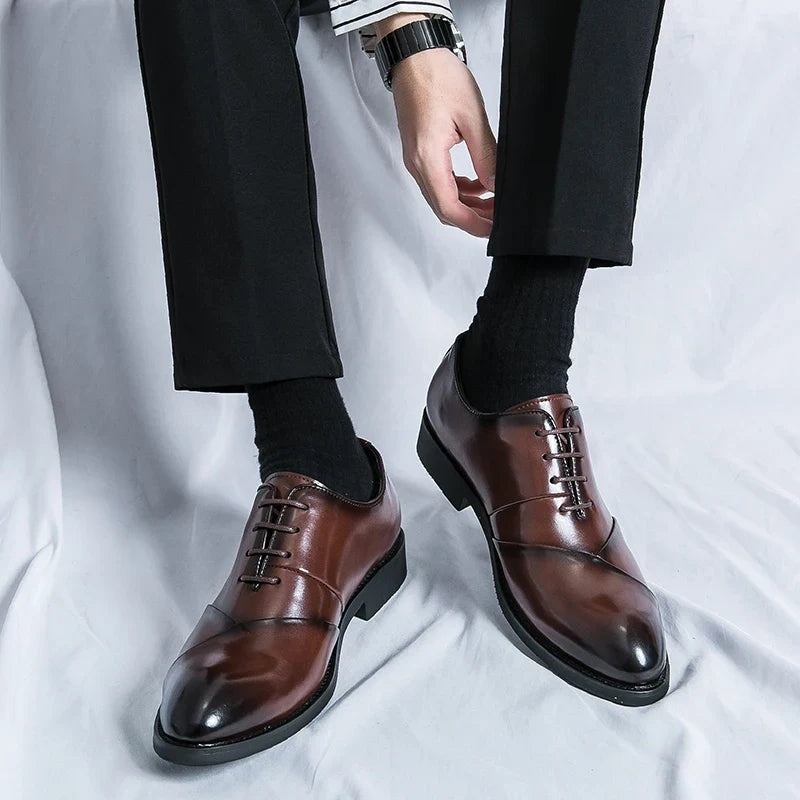 Nicolás | Zapatos Derby de Cuero Hombre Cordones Clásicos