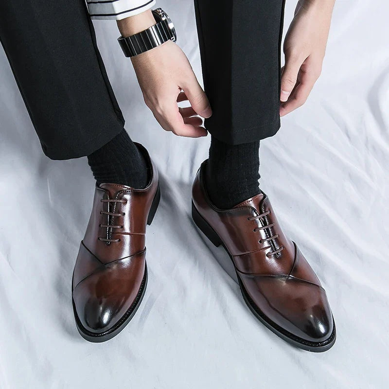 Nicolás | Zapatos Derby de Cuero Hombre Cordones Clásicos