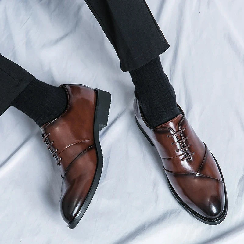 Nicolás | Zapatos Derby de Cuero Hombre Cordones Clásicos