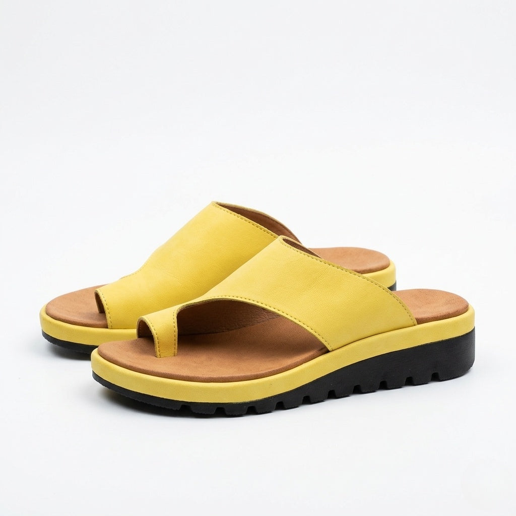 Nuvara Wedge Thong Sandals