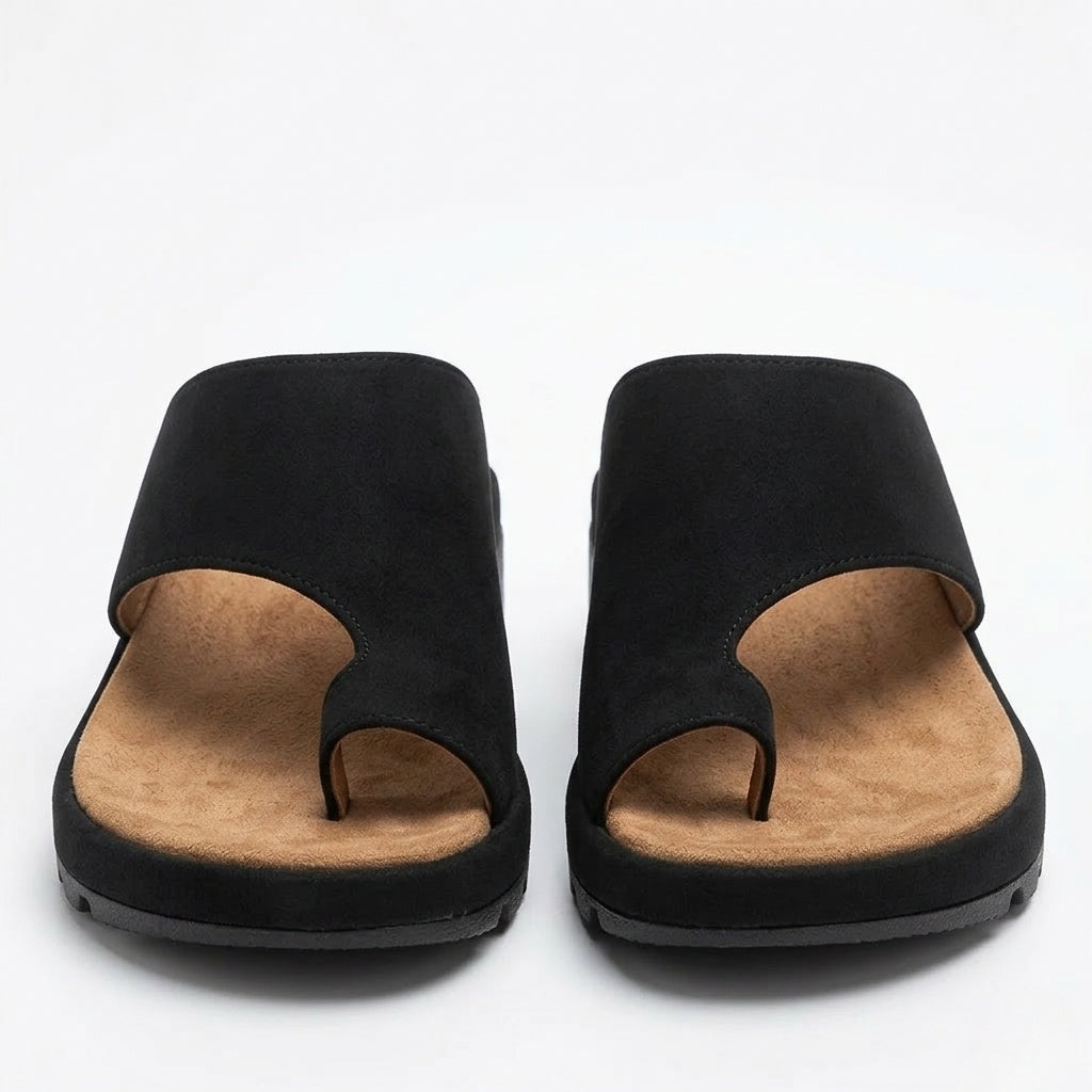 Nuvara Wedge Thong Sandals