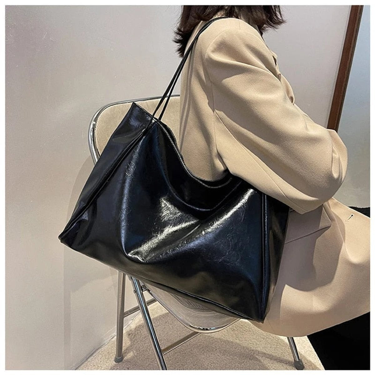 Nuvara | Rebeca | Tote Bag de Piel Sintética Grande Mujer Shopper