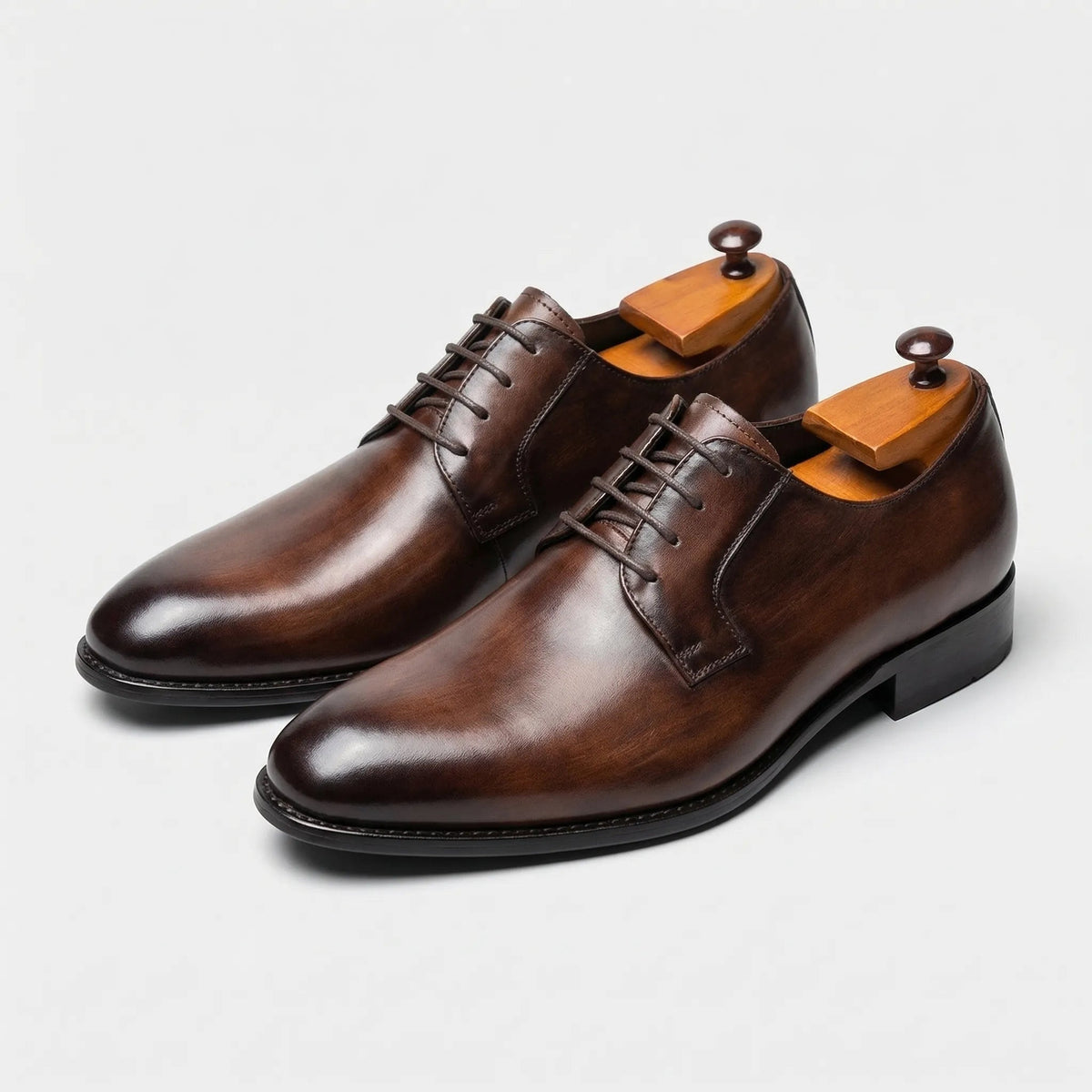 Rodrigo | Blucher de Piel Hombre Cordones Punta Redonda