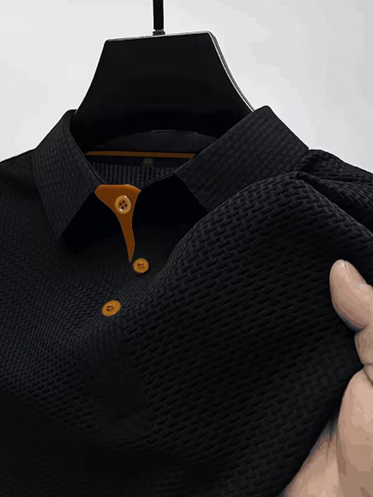 Rodrigo | Polo Hombre Cuello Clásico Botones Contraste