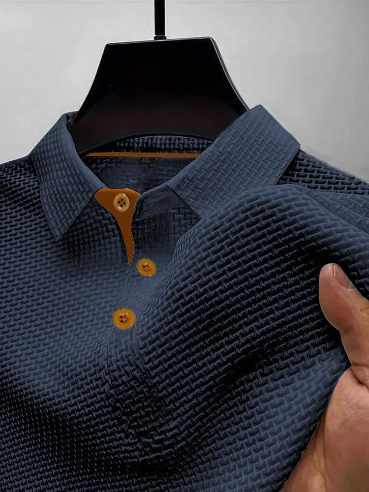 Rodrigo | Polo Hombre Cuello Clásico Botones Contraste