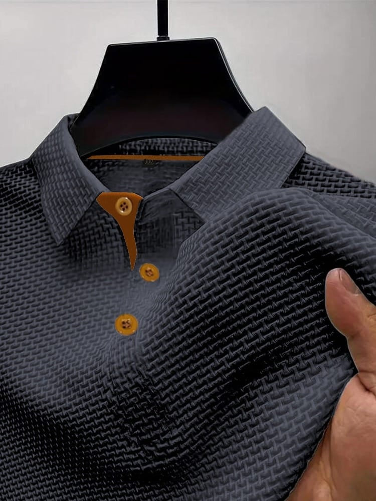 Rodrigo | Polo Hombre Cuello Clásico Botones Contraste