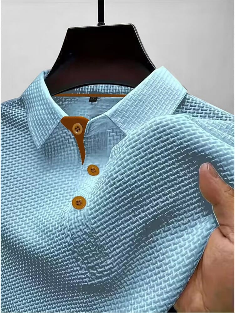 Rodrigo | Polo Hombre Cuello Clásico Botones Contraste