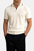 Rodrigo | Polo de Punto de Manga Corta Hombre Cuello Abierto