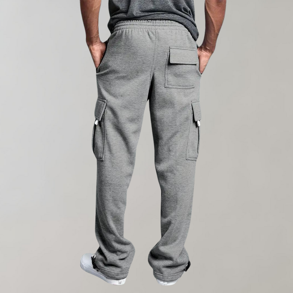 Nuvara | Rubén | Cargo Pants Jogger Hombre Cintura Elástica Multibolsillos