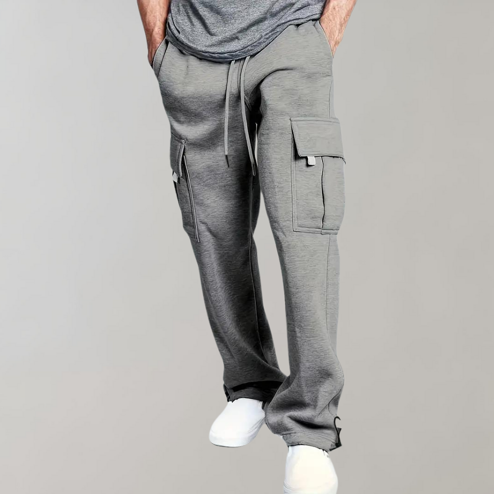 Nuvara | Rubén | Cargo Pants Jogger Hombre Cintura Elástica Multibolsillos