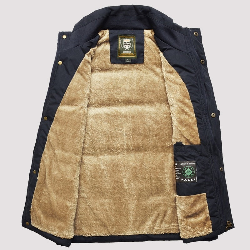 Nuvara | Rubén | Chaleco Acolchado Térmico Hombre Forro Interior Cuello Alto