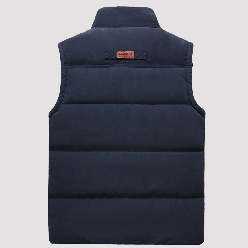 Nuvara | Rubén | Chaleco Acolchado Térmico Hombre Forro Interior Cuello Alto