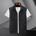 Nuvara | Salvador | Gilet Multipocket Hombre Cremallera Cuello Alto