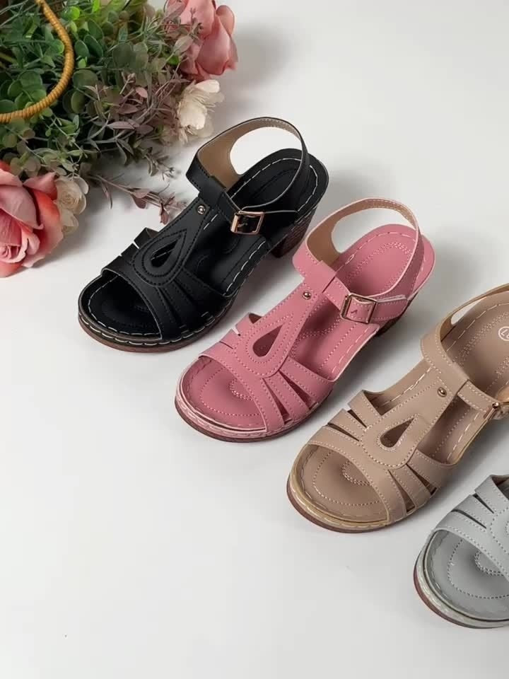 Nuvara Block Heel Sandals 1