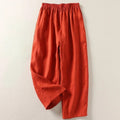 Nuvara | Soledad | Pantalón de Lino Fluido de Tiro Alto Mujer