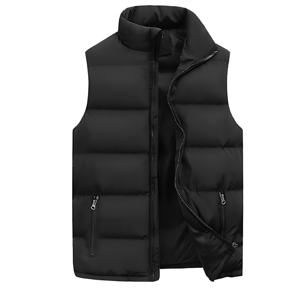 Nuvara | Tomás | Chaleco Acolchado Hombre Cuello Alto Cremallera