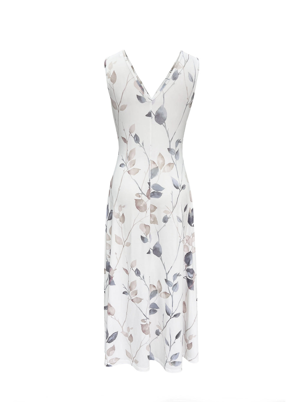 Nuvara | Triana | Vestido Largo de Invitada Estampado Floral Mujer Escote V Sin Mangas