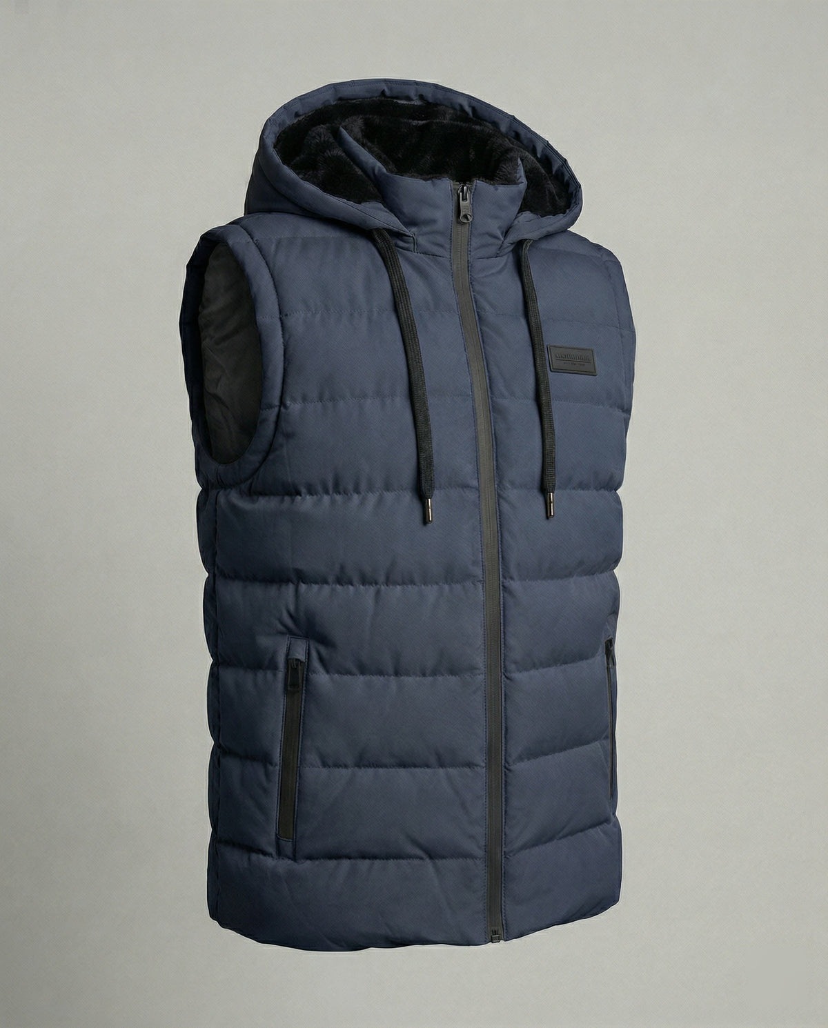 Nuvara | Unai | Chaleco Acolchado con Capucha Hombre Sin Mangas