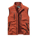 Nuvara | Unai | Chaleco Multibolsillo de Nylon Hombre Cuello Alto Cremallera