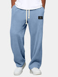Nuvara | Unai | Pantalón Deportivo de Tejido Waffle Hombre Relaxed Fit Cordón