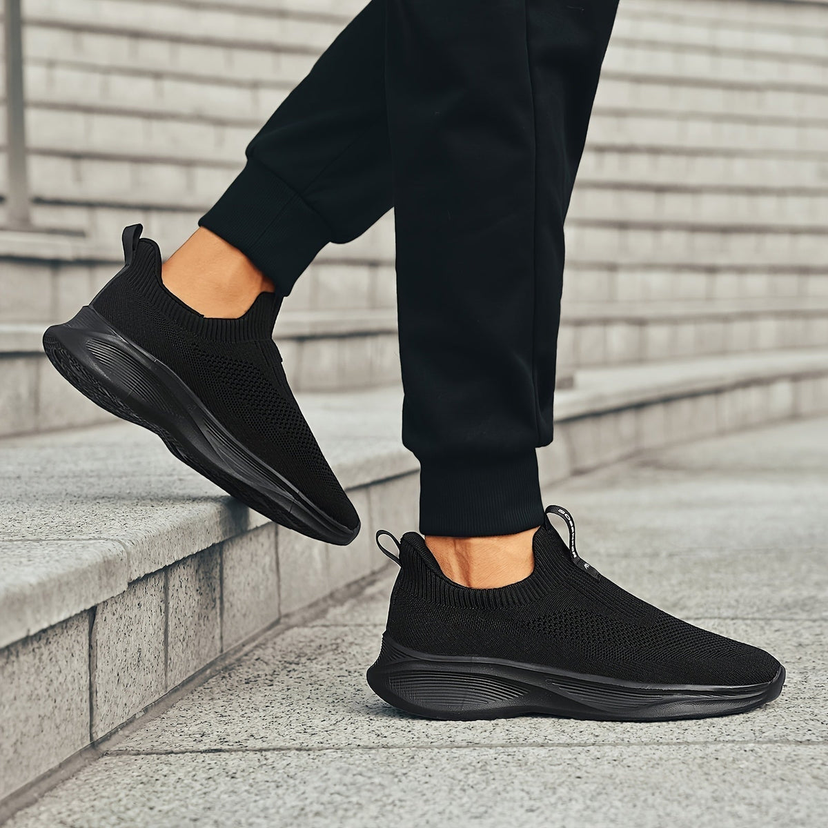 Gonzalo | Zapatillas Sin Cordones de Tejido Técnico Hombre Slip-On