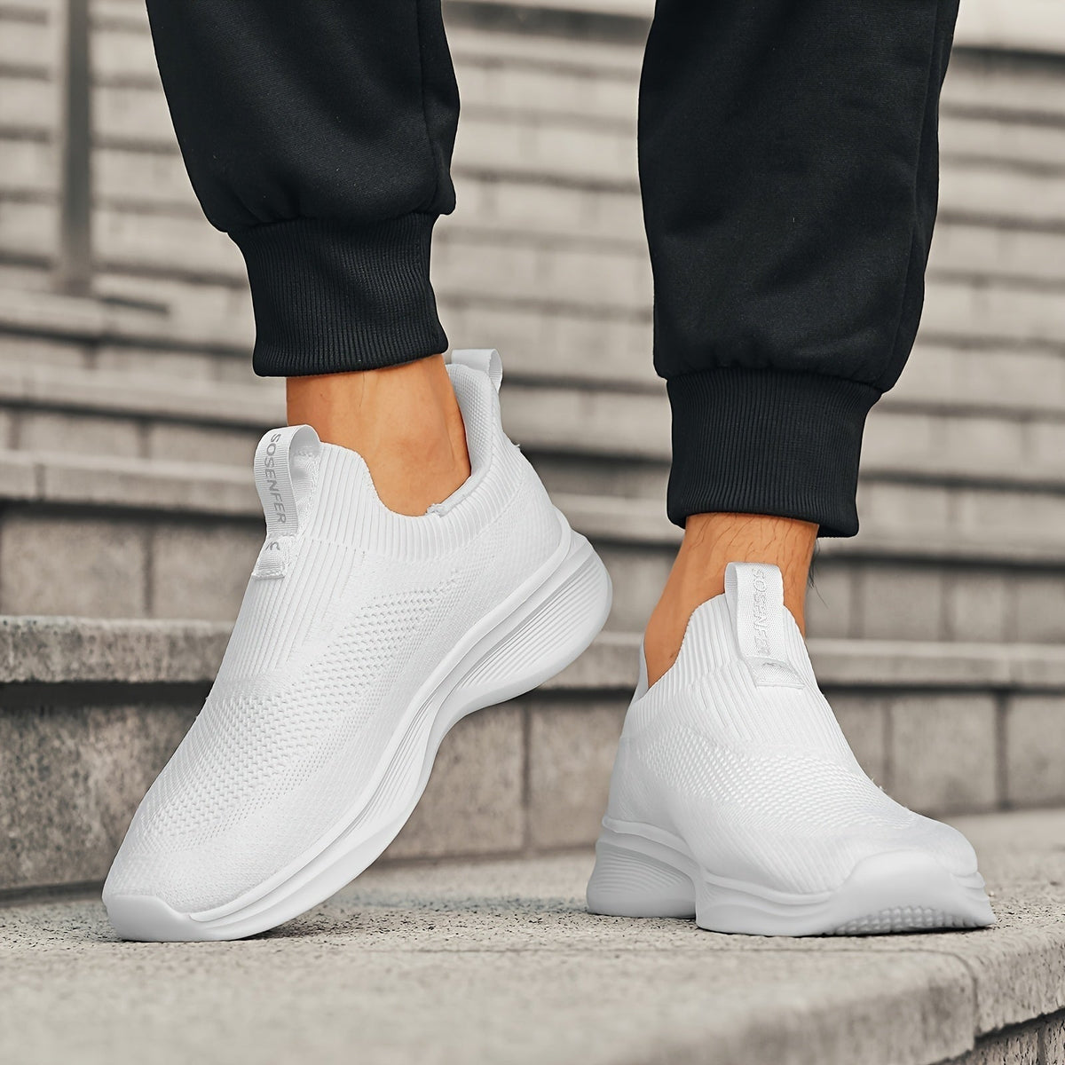 Gonzalo | Zapatillas Sin Cordones de Tejido Técnico Hombre Slip-On