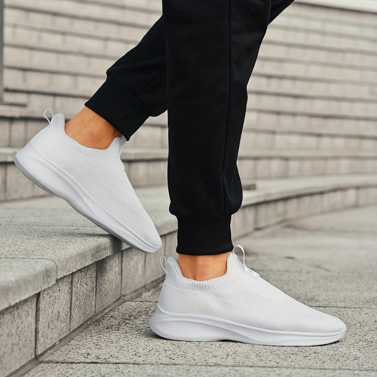 Gonzalo | Zapatillas Sin Cordones de Tejido Técnico Hombre Slip-On