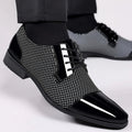 Cristóbal | Zapatos Oxford Hombre Textura Geométrica Cordones